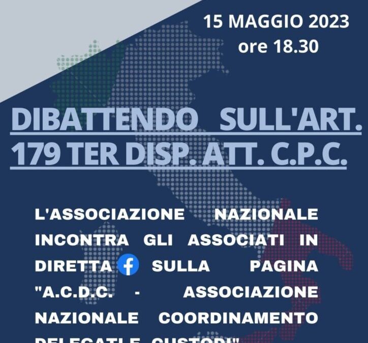 AC.D.C. INCONTRA GLI ASSOCIATI